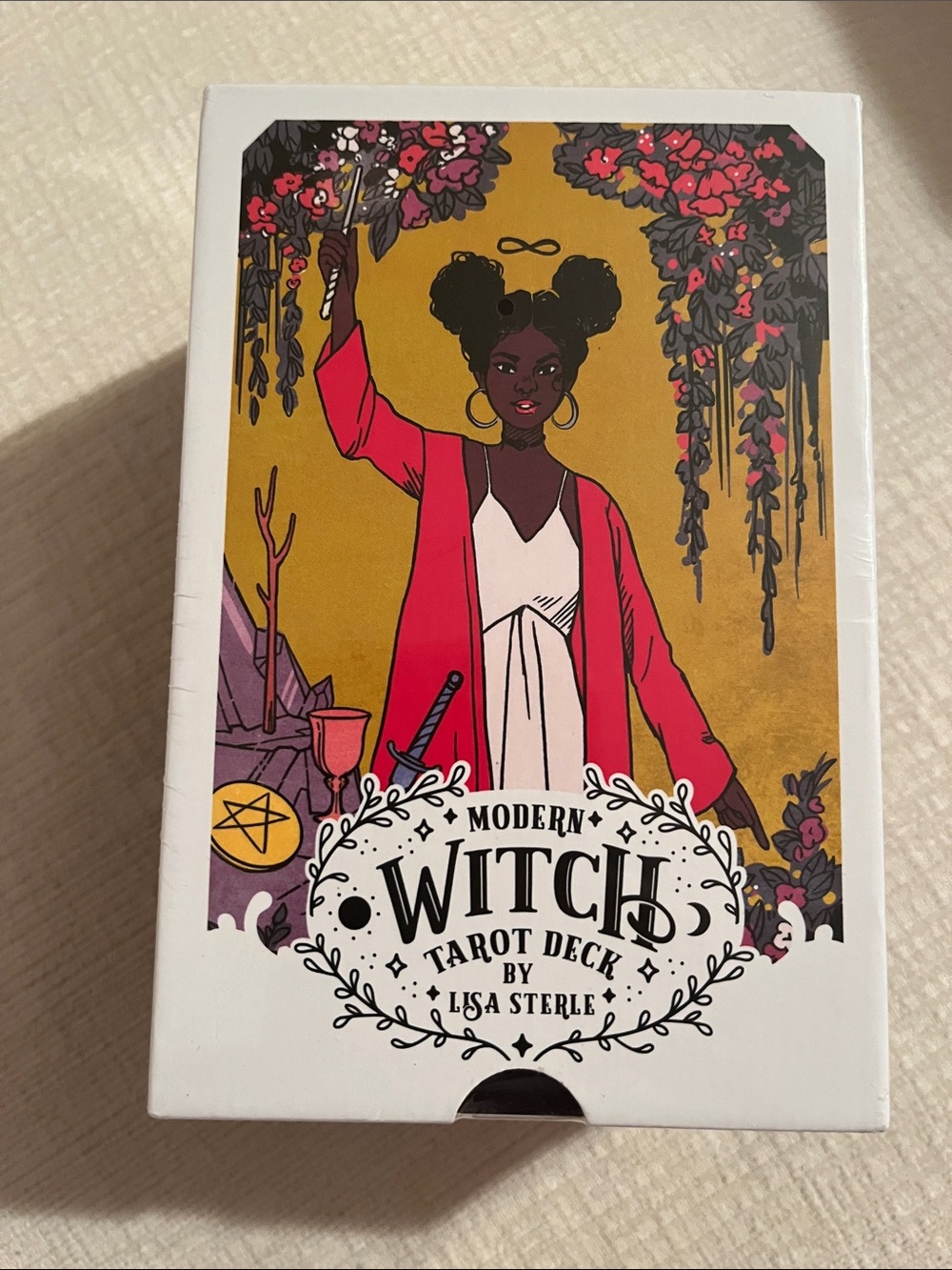Modern Witch Tarot Deck by - White/Gold Box